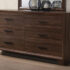 Brandon 6-Drawer Dresser Medium Warm Brown