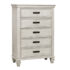 Franco 5-Drawer Chest Antique White