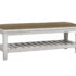 Franco Bench Brown And Antique White