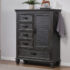 Franco 5-Drawer Door Chest Weathered Sage