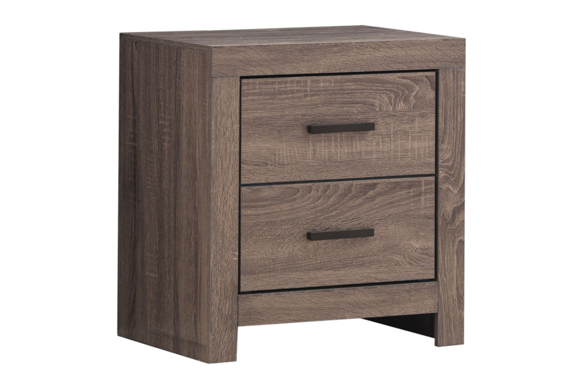 Brantford 2-Drawer Nightstand Barrel Oak