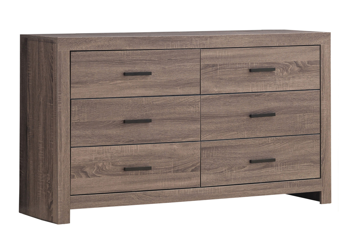 Brantford 6-Drawer Dresser Barrel Oak