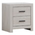 Brantford 2-Drawer Nightstand Coastal White