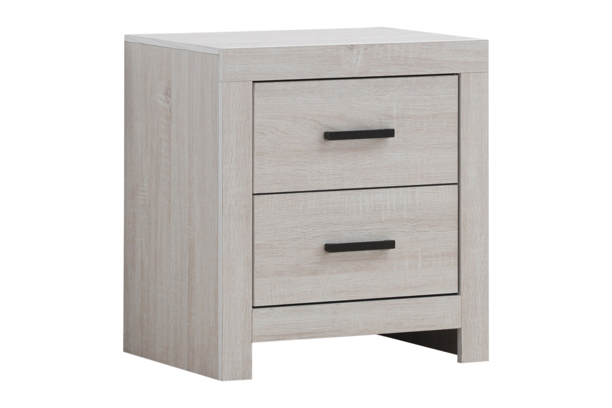 Brantford 2-Drawer Nightstand Coastal White