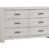 Brantford 6-Drawer Dresser Coastal White