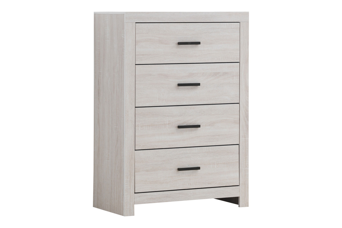Brantford 4-Drawer Chest Coastal White