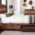 Winslow Storage Queen Bed Smokey Walnut And Coffee Bean