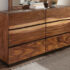 Winslow 6-Drawer Dresser Smokey Walnut And Coffee Bean