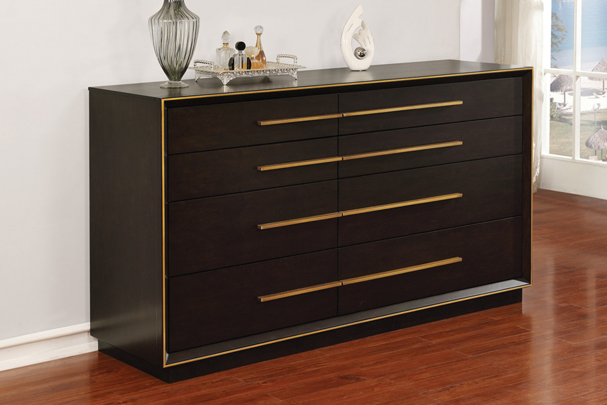 Durango 8-Drawer Dresser Smoked Peppercorn