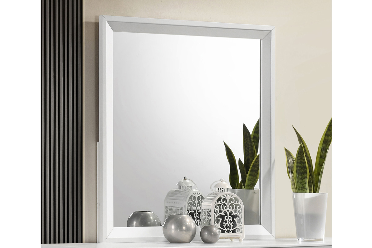 Janelle Dresser Mirror White