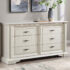 Evelyn 6-Drawer Dresser Antique White