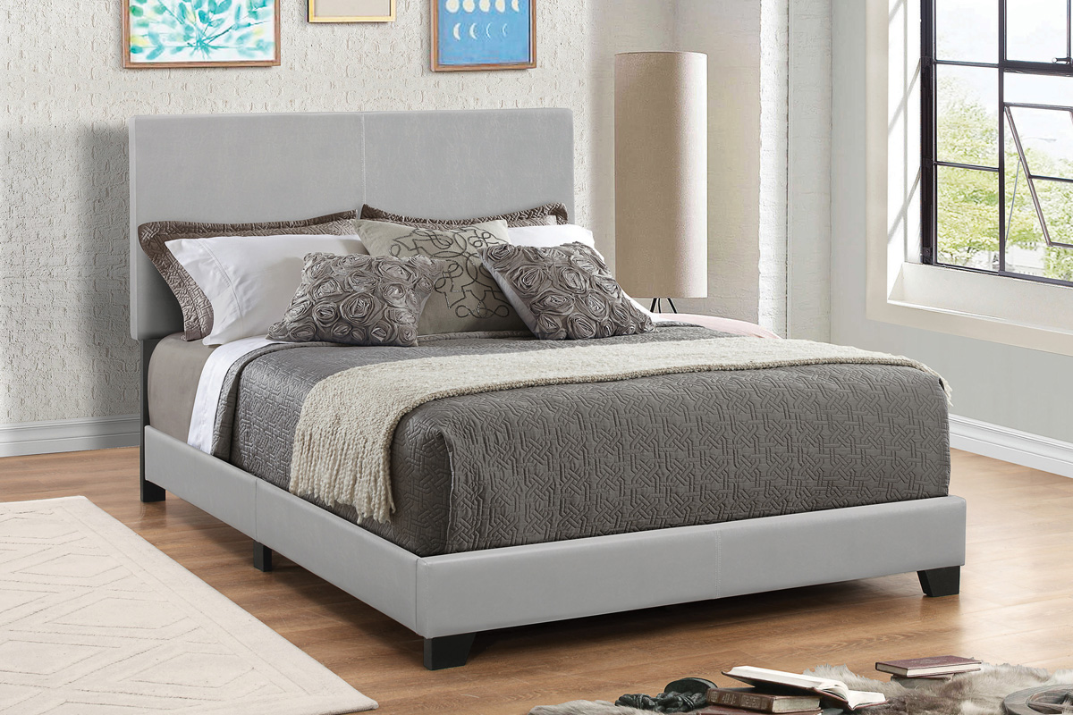 Dorian Upholstered Full Bed Grey