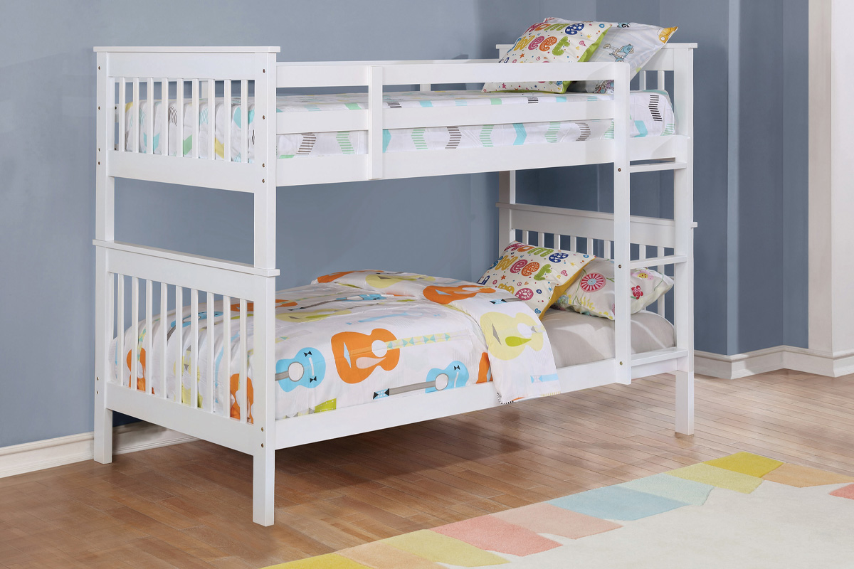 Chapman Twin Over Twin Bunk Bed White