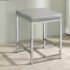 Umbridge Upholstered Square Padded Cushion Vanity Stool