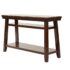 Walnut Veneer Console Table