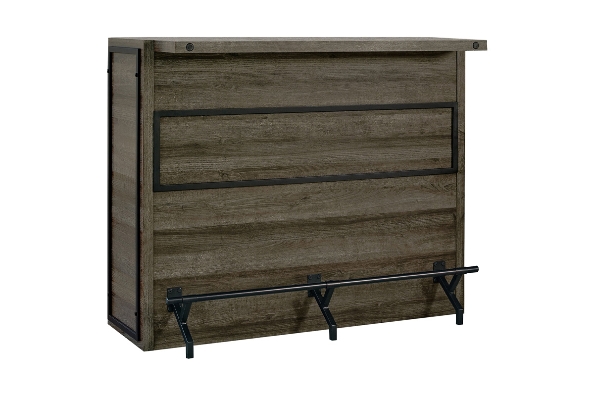 Joe 5-Shelf Bar Unit Aged Oak