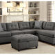 Stonenesse Tufted Sectional Grey