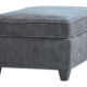 Mccord Upholstered Ottoman Dark Grey
