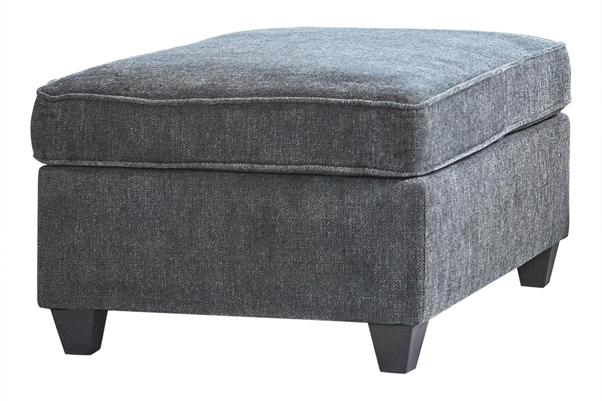 Mccord Upholstered Ottoman Dark Grey
