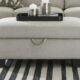 Whitson Upholstered Storage Ottoman Stone