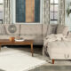 Barton Upholstered Tufted Sectional Toast And Brown