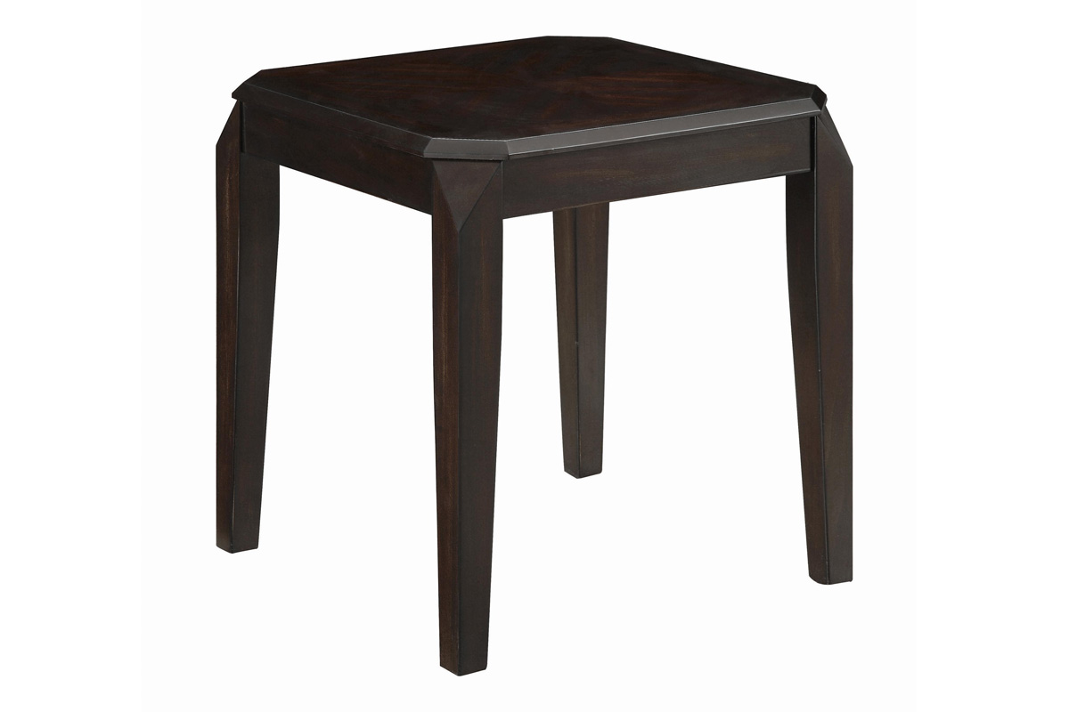 Baylor Square End Table Walnut