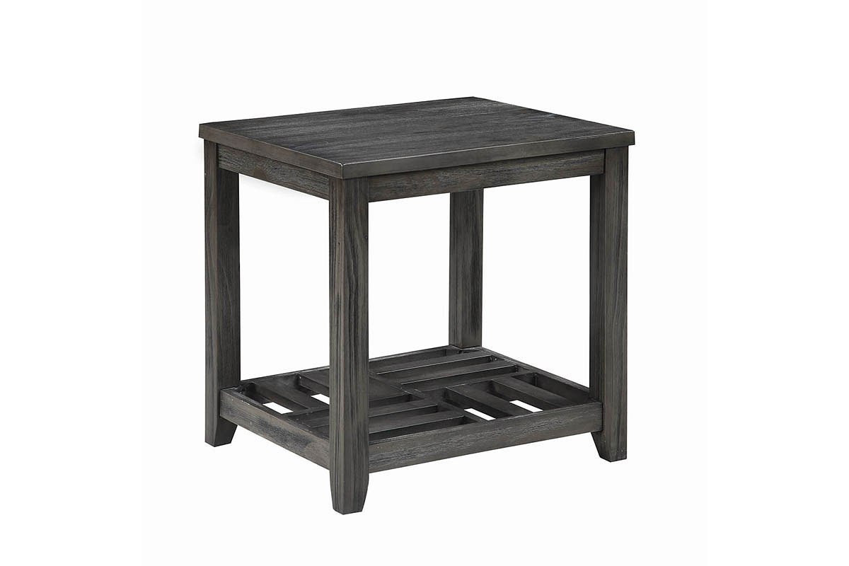 Cliffview 1-Shelf Rectangular End Table Grey