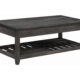 Cliffview Lift Top Coffee Table With Storage Cavities Grey
