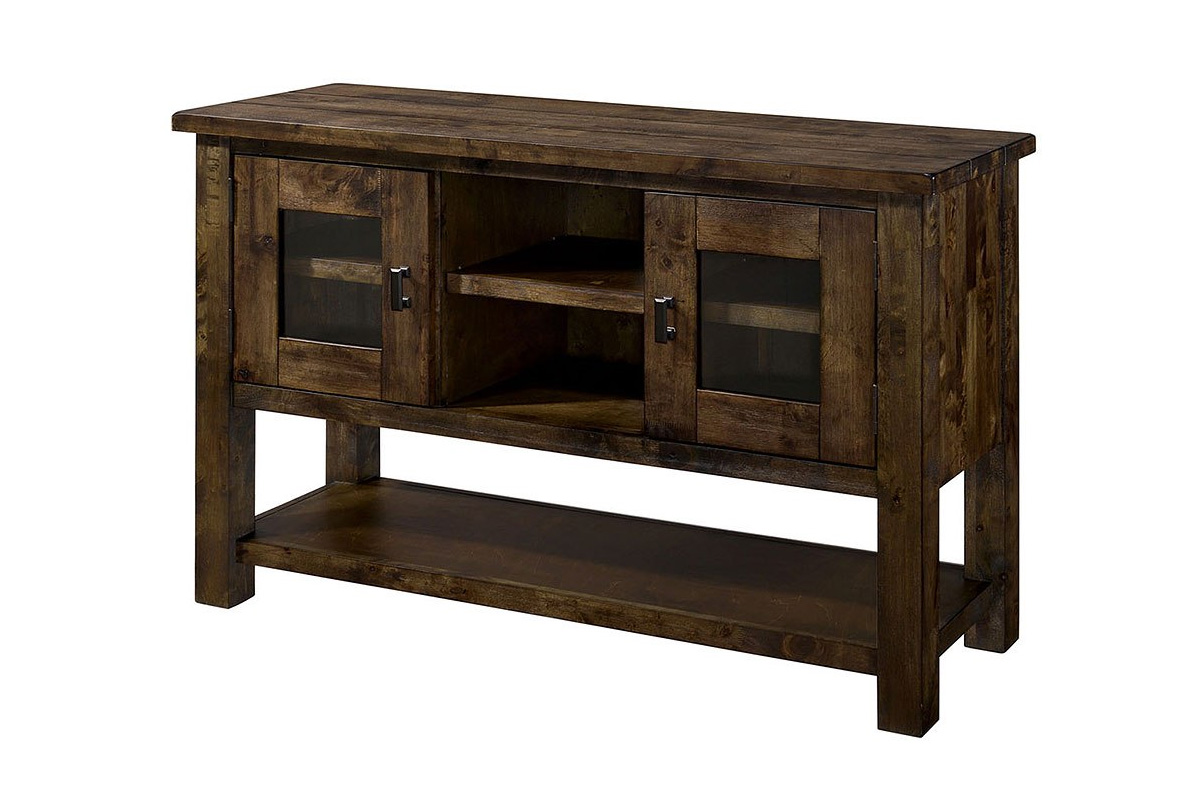 Kristen Rustic Oak Solid Wood  Server