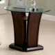 Manhattan Contemporary Brown Cherry End Table