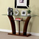 Manhattan Contemporary Brown Cherry Sofa Table