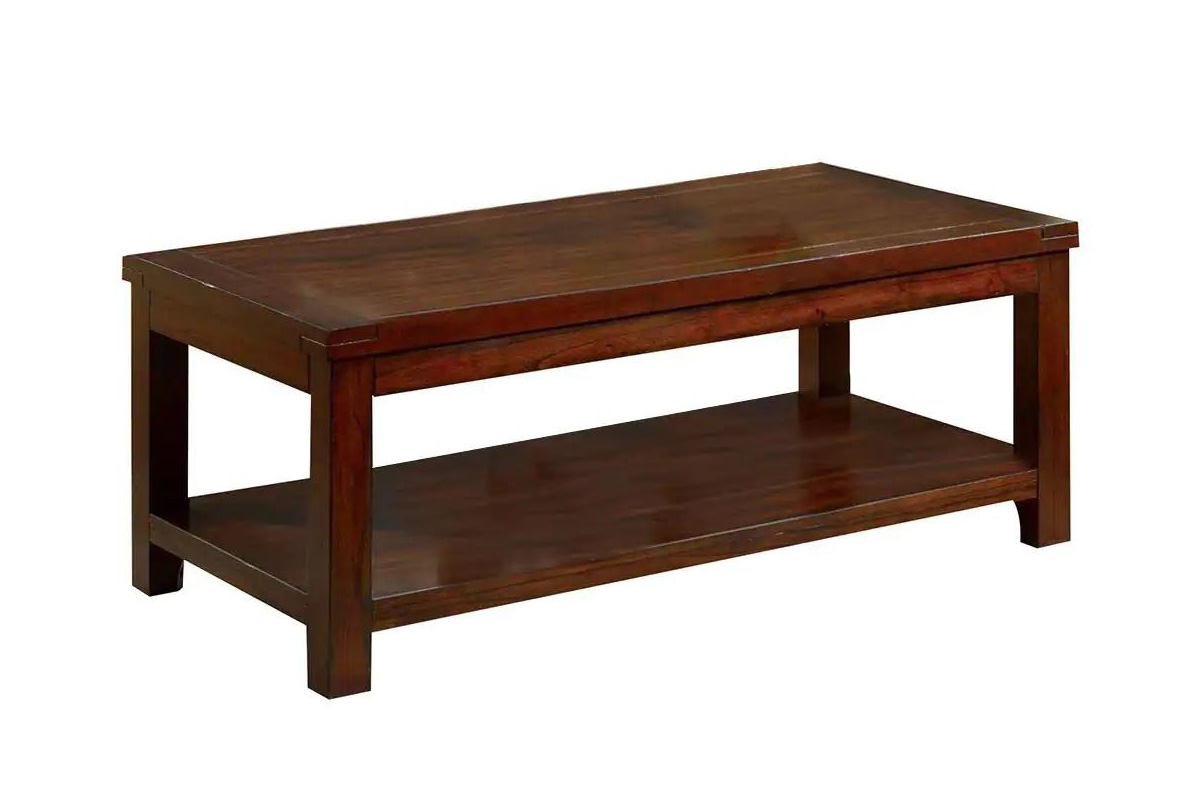 Estell Transitional Dark Cherry Coffee Table