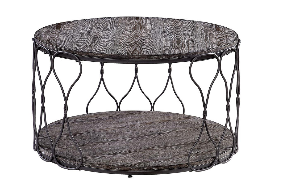 Hawdon Industrial Grey Metal Coffee Table