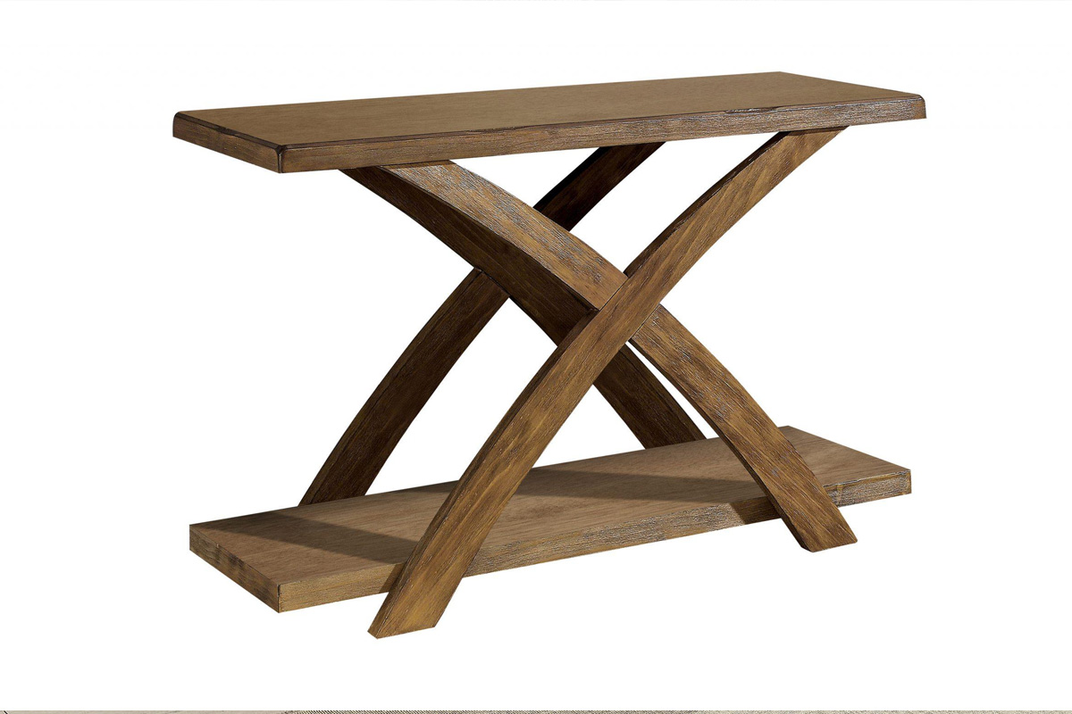 Bryanna Rustic Antique Light Oak Sofa Table