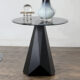 Bishop Contemporary Black & Grey End Table