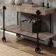 Lobb Industrial Natural Tone Sofa Table