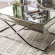 Sundance Contemporary Chrome Metal Coffee Table
