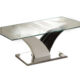Sloane Contemporary White & Dark Grey Coffee Table