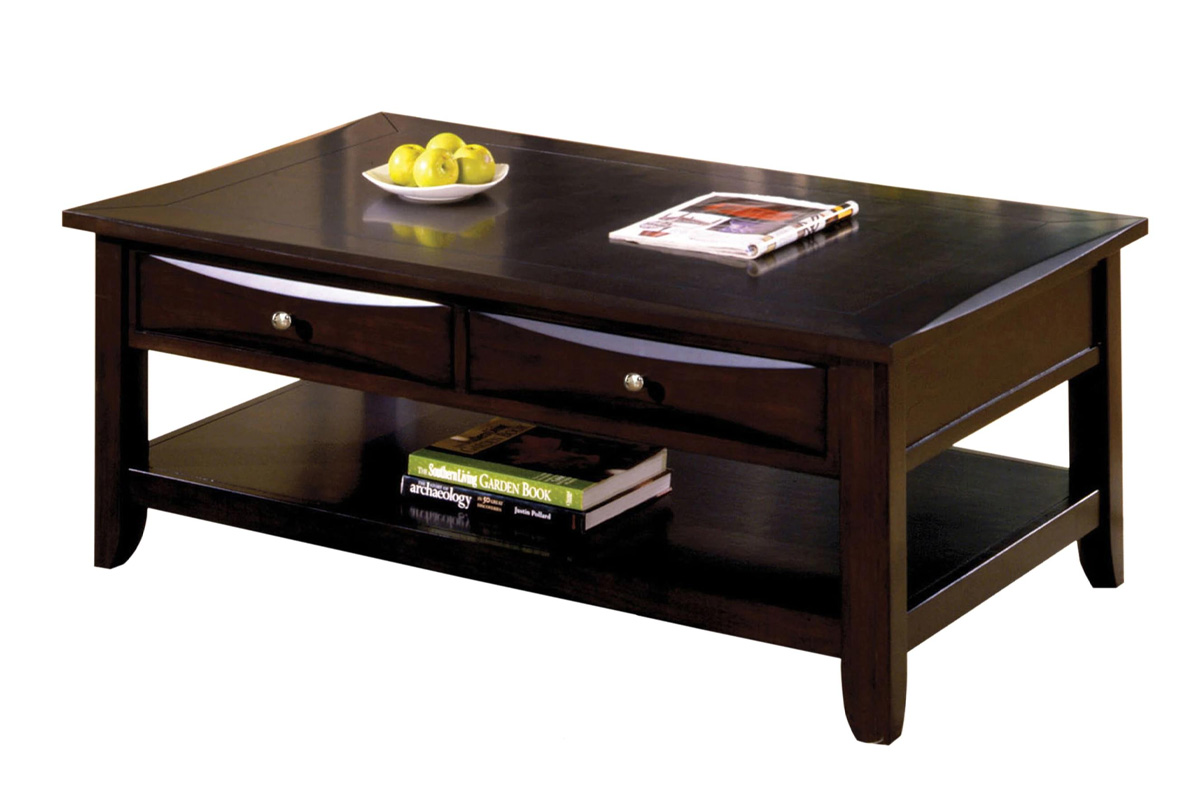 Baldwin Transitional Espresso Coffee Table
