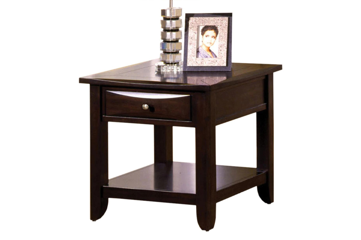 Baldwin Transitional Espresso End Table