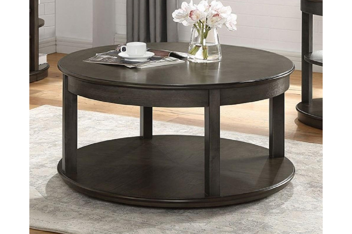 Oelrichs Transitional Grey Coffee Table