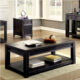 Meadow Rustic Antique Black Coffee Table