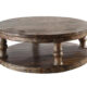 Mika Rustic Antique Oak Coffee Table