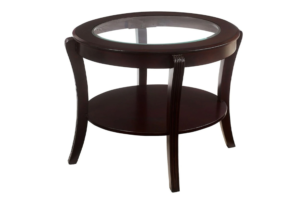 Finley Contemporary Espresso End Table