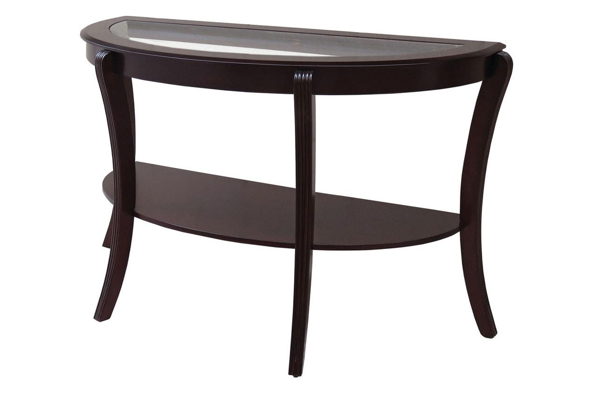Finley Contemporary Espresso Sofa Table