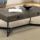 Veblen Industrial Dark Oak Coffee Table