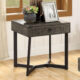 Veblen Industrial Dark Oak End Table