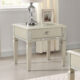Adina Transitional Silver End Table