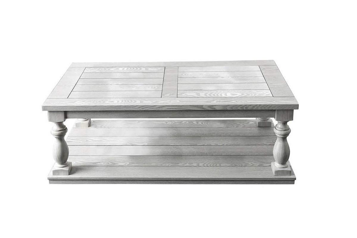 Arlington Rustic Antique White Coffee Table