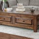 Annabel Rustic Walnut Coffee Table